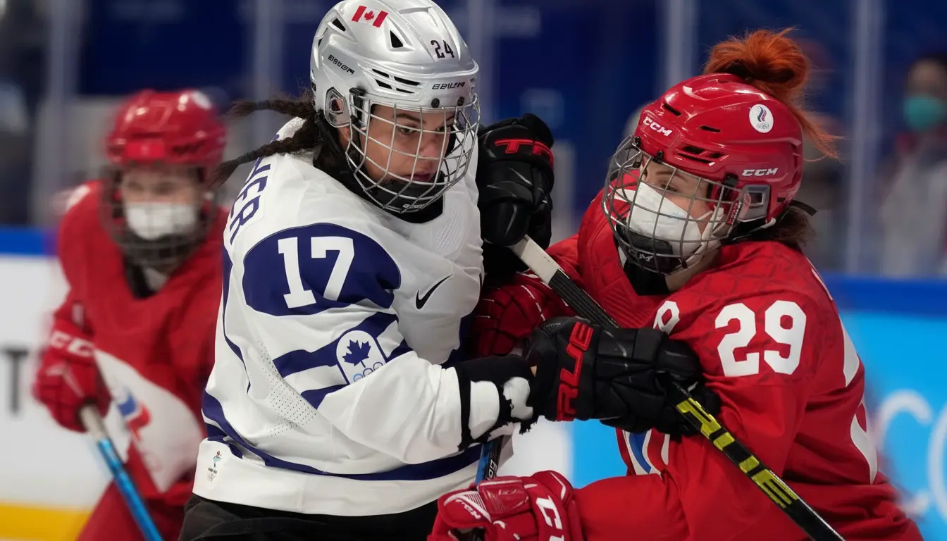 “Ce n’est pas une sensation agréable” : ces hockeyeuses ont été contraintes de jouer masquées aux JO de Pékin, une première historique