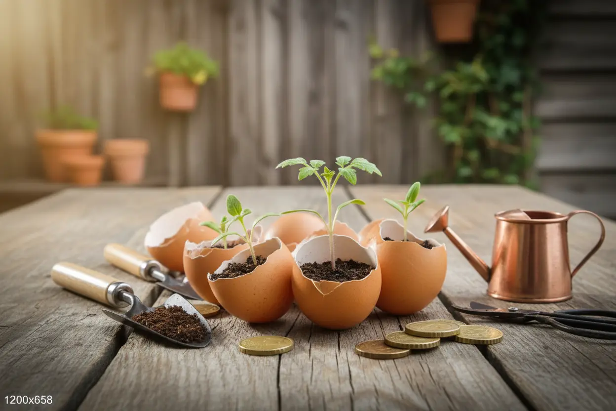 Cette astuce avec des coquilles d’œufs promet des plantes plus saines et un vrai gain d’argent