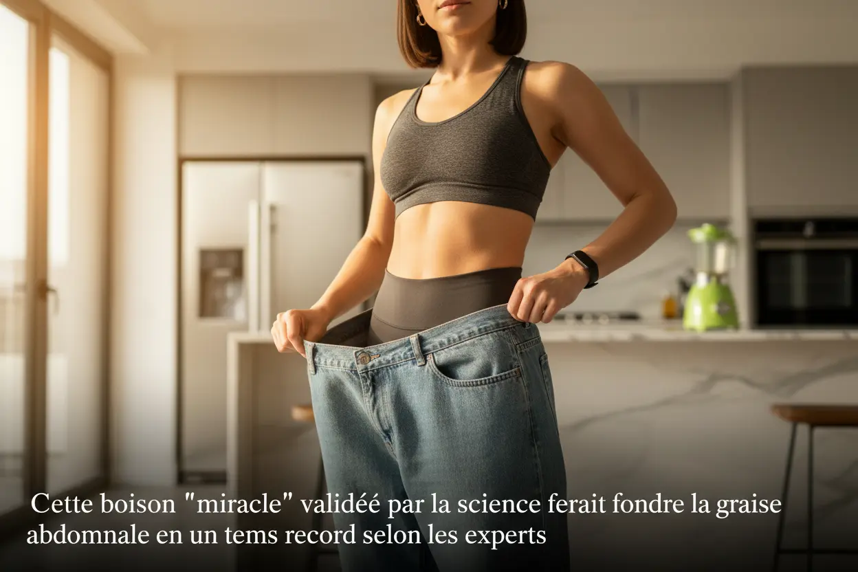 Cette boisson “miracle” validée par la science ferait fondre la graisse abdominale en un temps record selon les experts