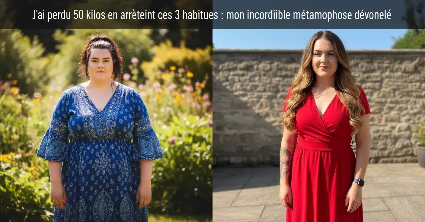 “J’ai perdu 50 kilos en arrêtant ces 3 habitudes : mon incroyable métamorphose dévoilée”