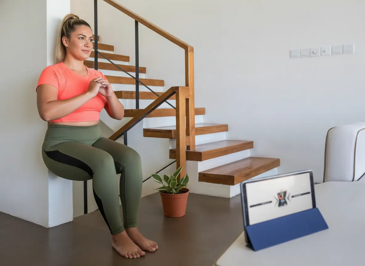 Pour des cuisses en béton, voici pourquoi tout le monde devrait essayer l’exercice de la chaise selon les experts