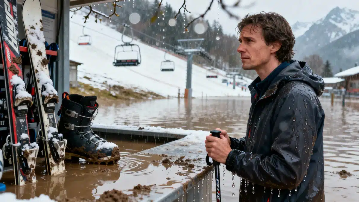 Vagues de pluie et températures record : les stations de ski en Haute-Savoie frappées par des inondations inédites, les vacanciers sous le choc